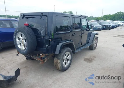 2014 Jeep Wrangler Unlimited Sahara из США, поврежденный, VIN 1C4HJWEG8EL143289